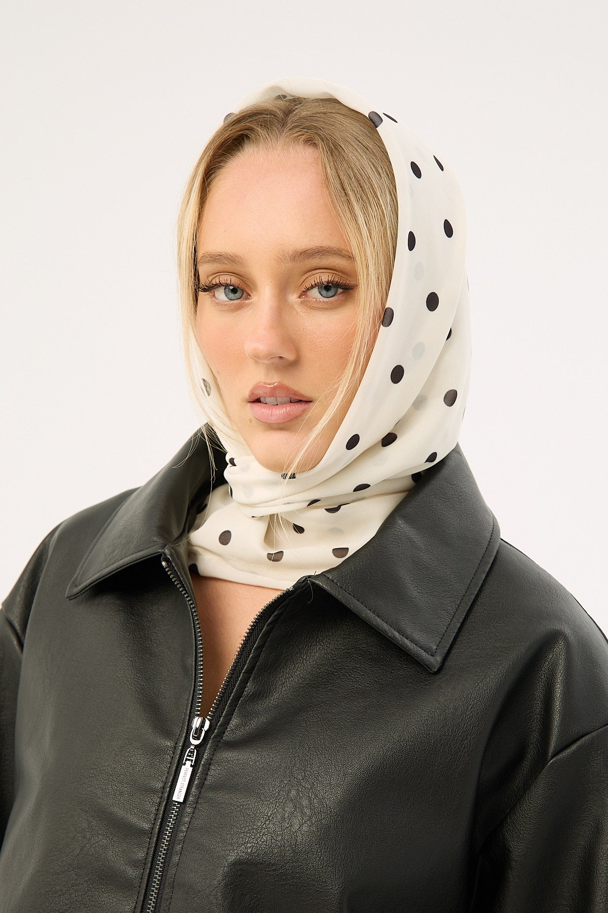 Perfect Stranger Polka Wish Scarf Cream Print