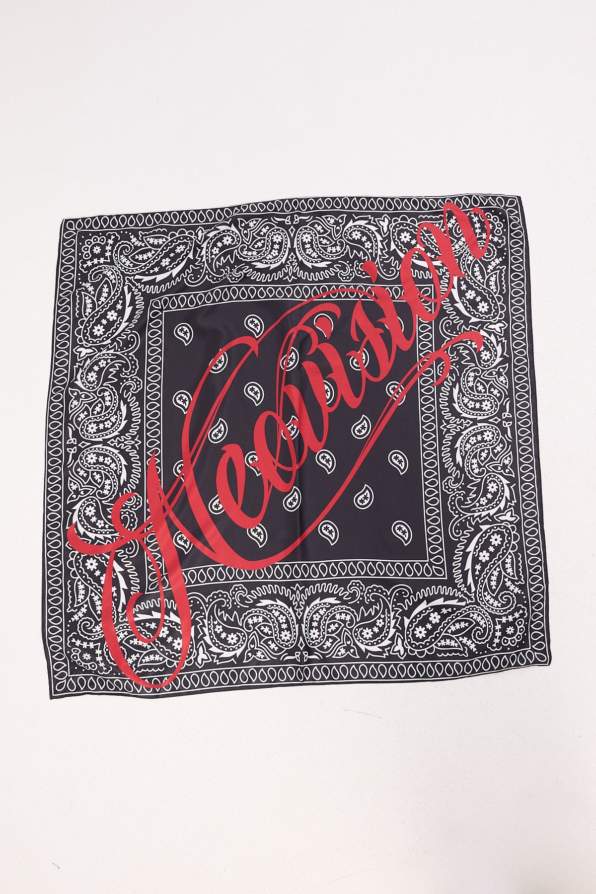 Neovision Script Bandana Scarf Black