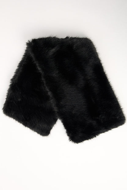 Token Fluffy Scarf Black
