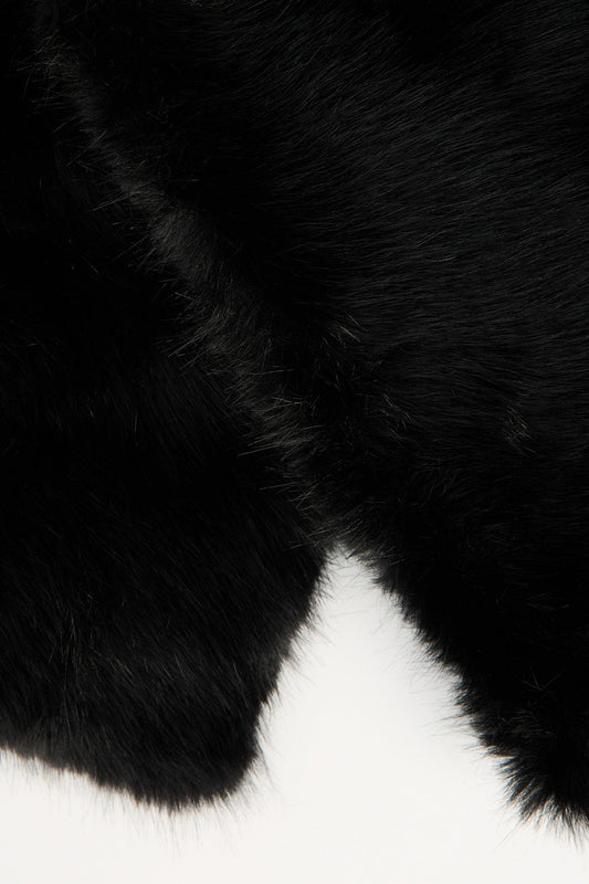 Token Fluffy Scarf Black