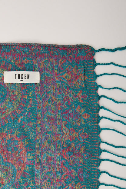 Token Sasha Shawl Turquoise