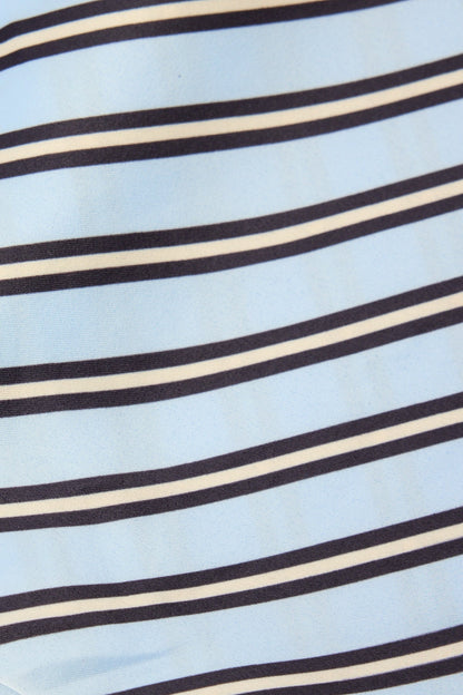 Luck & Trouble Mediterranean Stripe Scarf Blue Stripe